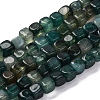 Natural Dragon Veins Agate Beads Strands G-G177-E12-01-2