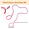 5Pcs 5 Colors Nylon Hair Ties Wigs OHAR-GA0001-15-2