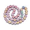 Electroplate Non-magnetic Synthetic Hematite Beads Strands G-T061-98D-2