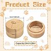 1Pc Beech Wood Engraved Pet Hair Keepsake Boxes CON-CN0001-16C-2