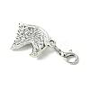 40Pcs 20 Styles Tibetan Style Alloy Pendant Decorations HJEW-AB00257-6