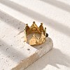 Natural Tiger Eye Finger Rings STAS-Z112-09G-03-3