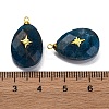 Natural Apatite Pendants G-B089-01G-03-3