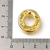 Brass with Cubic Zirconia Pendants KK-Q818-03O-G-3