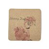 Square Paper Hair Clip Display Cards DIY-B061-01A-04-2