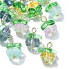 20Pcs 4 Colors Handmade Lampwork Charms LAMP-CJ0001-92-3