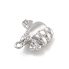 Brass Micro Pave Cubic Zirconia Pendants LS-KK-D283-20P-2