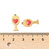304 Stainless Steel Enamel Pendants STAS-R168-15G-3