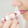80Pcs 8 styles Paper Lip Balm Adhesive Label Stickers STIC-WH0026-016-5