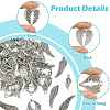 48Pcs 12 Styles Tibetan Style Alloy Pendants FIND-FS0004-86-2