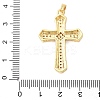 Brass Micro Pave Cubic Zirconia Pendants KK-D357-08B-G-3