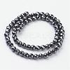 Non-Magnetic Synthetic Hematite Beads Strands HEMA-8D-1-2