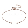 304 Stianless Steel Cable Chain Bracelet Making STAS-CJ0001-135RG-1