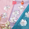 AB Color Plastic Sequin Flowers FIND-WH0110-445-6