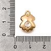 Brass Pave Cubic Zirconia Charms KK-C096-15G-01-3