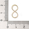 Brass S-Hook Clasps KK-L208-67G-3