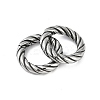 Twisted Ring 316 Surgical Stainless Steel Hoop Nose Rings EJEW-G416-19E-AS-4
