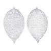 Tarnish Resistant 304 Stainless Steel Filigree Big Pendants STAS-S108-38P-2