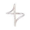 304 Stainless Steel Thin Curve Finger Ring for Women RJEW-C086-25-P-2
