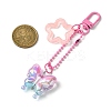Butterfly & Star Acrylic Pendant Decorations HJEW-JM01738-01-3