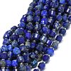 Natural Lapis Lazuli Beads Strands G-O201B-25-1