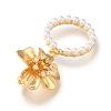 Brass with Cubic Zirconia Pendants KK-H480-46G-2