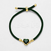 Adjustable Cotton Cord Slider Bracelets WGB6805-05-1