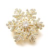 Snowflake Rotatable Brooches for Women JEWB-B023-01G-2