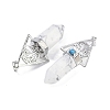 Natural Howlite Faceted Pointed Bullet Big Pendants G-H076-02P-015-2