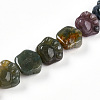Natural Indian Agate Beads Strands G-M108-A14-01-4