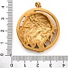 Religion Golden Tone 304 Stainless Steel Pendants LS-STAS-K289-01G-13-3