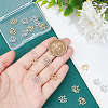 20Pcs 2 Colors 304 Stainless Steel Pendants STAS-UN0057-43-4
