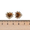Natural Tiger Eye Heart Pendants STAS-I325-145G-02-3