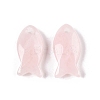 Natural Rose Quartz Pendants X-G-N342-106N-1