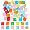 36Pcs 12 Colors Silicone Beads SIL-DC0001-26-1