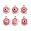 Handmade Bright Glazed Porcelain Beads PORC-CJC0009-03F-1