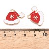 Christmas Theme Alloy Enamel Pendants ENAM-T020-10L-3
