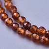 Natural Garnet Beaded Necklaces NJEW-K114-B-A03-2