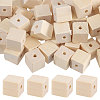 200Pcs Unfinished Wood Beads WOOD-CA0001-80-1