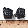 Natural Obsidian Carved Healing House Figurines DJEW-P015-01F-3