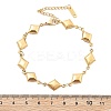 304 Stainless Steel Link Chain Bracelets for Women BJEW-U021-08G-05-5