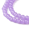 Imitation Jade Glass Beads Strands DGLA-S076-6mm-27-2