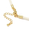 3MM Nylon Milan Cord Necklace Making NJEW-H084-01G-37-2