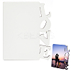 Sublimation MDF Blanks Photo Frame DJEW-CN0001-04-1