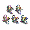 Rainbow Color Alloy Pendants PALLOY-S180-053-RS-1