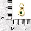 Brass Cubic Zirconia Charms KK-G554-02B-06-3