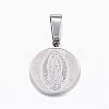 Non-Tarnish 304 Stainless Steel Pendants STAS-H355-15P-1