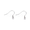 Anti-Tarnish Rhodium Plated 925 Sterling Silver Earring Hooks STER-N016-31P-2