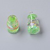 Wish Glass Bottle Pendants RESI-TAC0007-05A-1