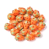20Pcs Handmade Lampwork Bumpy Beads LAMP-YW0001-81D-1